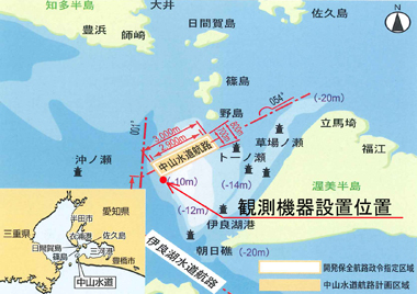 中山水道位置図